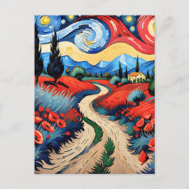 Postal Una hermosa pradera