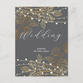 Postal "Una historia de amor se despliega: nuestro Boda