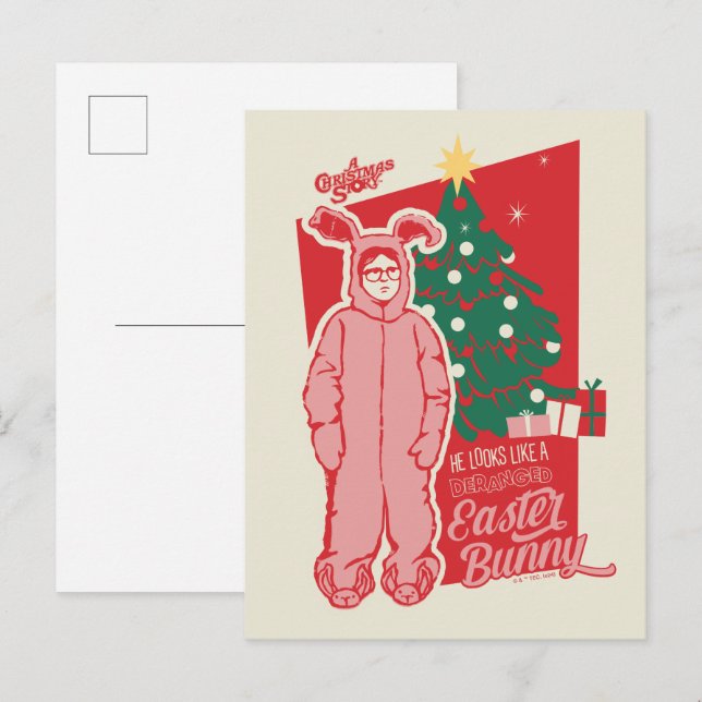 Postal Una historia de Navidades | Bunny de Pascua Derang (Anverso / Reverso)