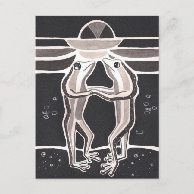 Postal Una historia de rana (Anverso)