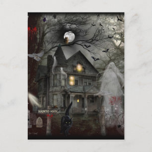 Postal Una historia embrujada