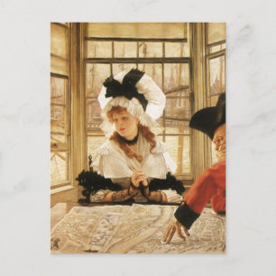 Postal Una historia tediosa de James Tissot, Arte Antiguo