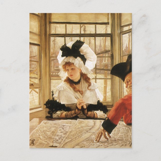 Postal Una historia tediosa de James Tissot, Arte Antiguo (Anverso)