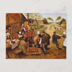 Postal Una Kermesse flamenca