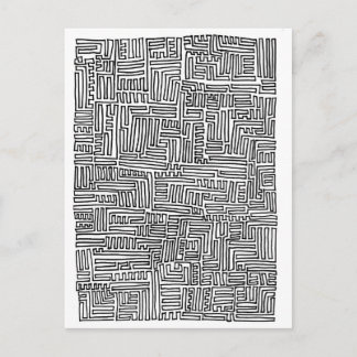 Postal Una línea continua