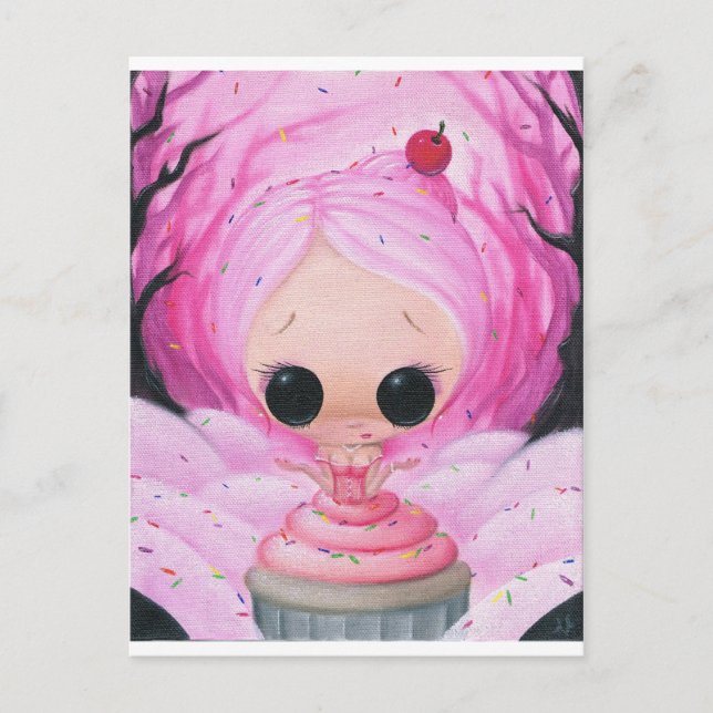 Postal Una llovizna ligera (Anverso)