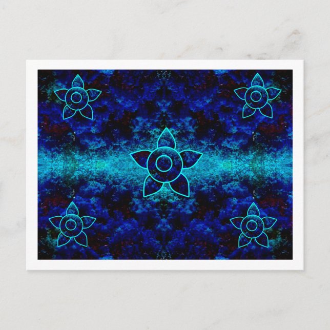 Postal Una luz diferente (Anverso)