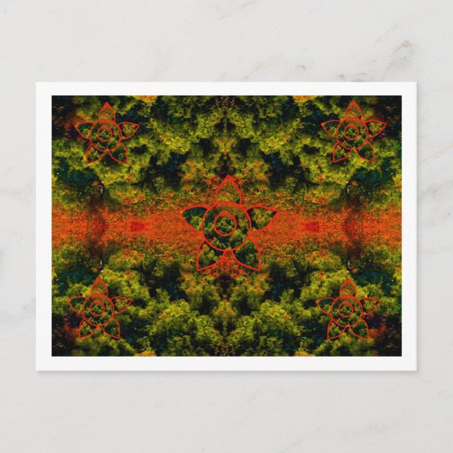 Postal Una luz diferente (Anverso)