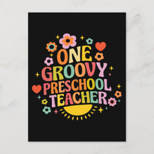 Postal Una maestra de preescolar genial