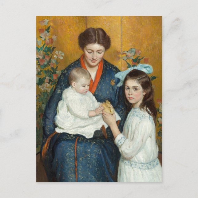 Postal Una mañana de Pascua (Anverso)