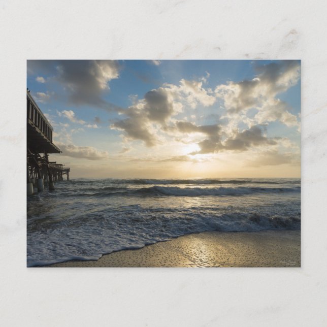 Postal Una Mañana De Playa Gloriosa (Anverso)