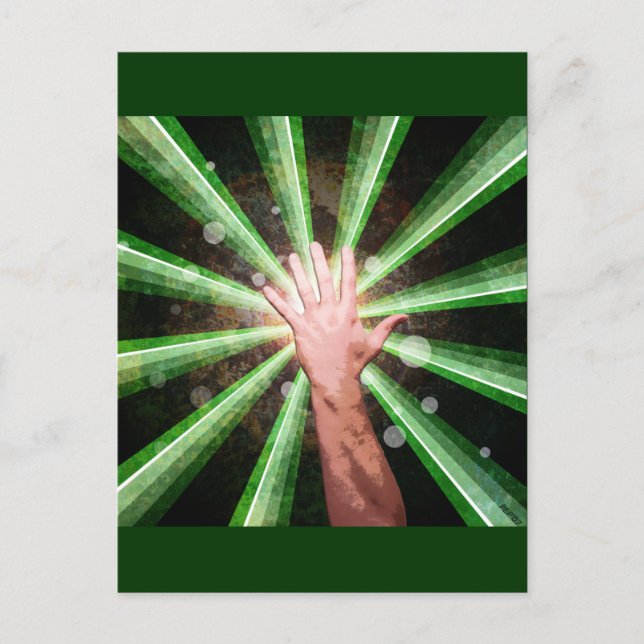 Postal Una mano (Anverso)