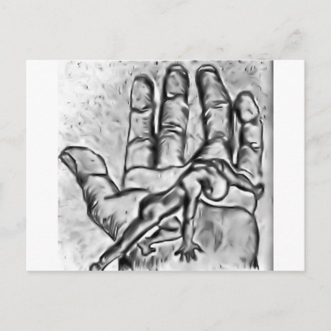 Postal una mano de ayuda (Anverso)