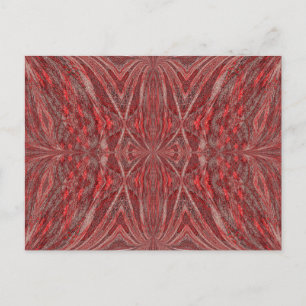 Postal Una Mariposa Roja Simple