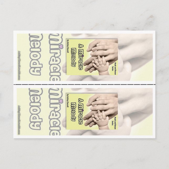 Postal "Una melodía del milagro" por las señales de (Anverso)