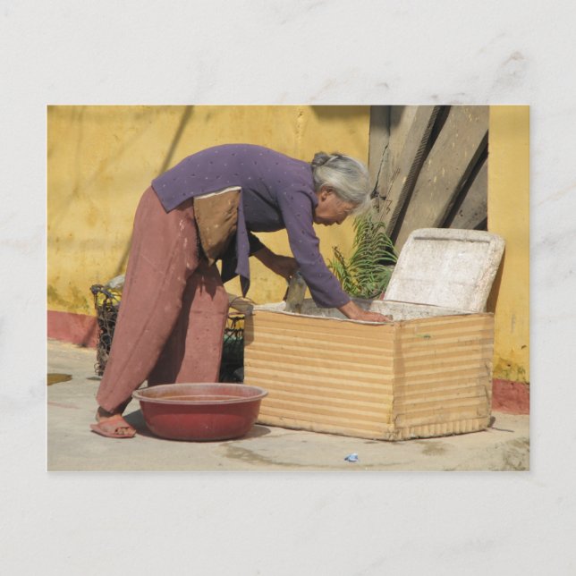 Postal Una mezcla de color (Anverso)