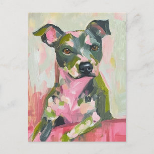 Postal Una mezcla dulce de perros y gris de Pittie