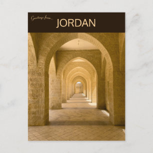 Postal Una mezquita en Mu'tah Jordania