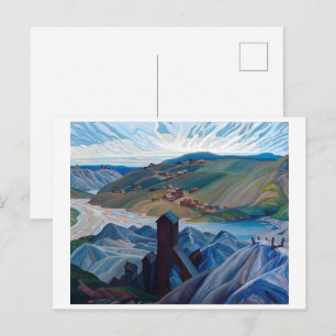 Postal Una mina de plata del norte Franklin Carmichael