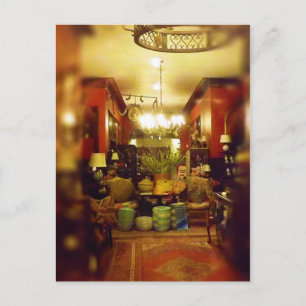 Postal Una mirada al interior de la casa Webster Kansas C