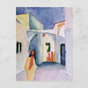 Postal Una mirada hacia un callejón