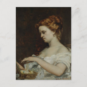 Postal Una mujer con joyería, 1867