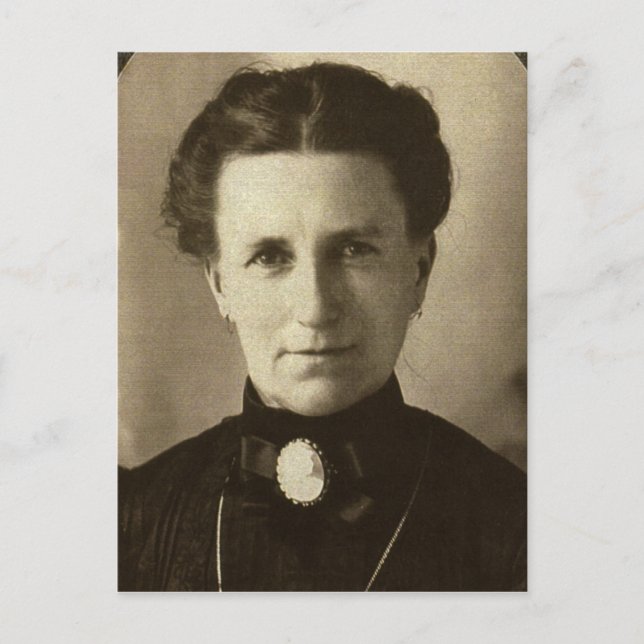 Postal Una mujer de carácter (Anverso)