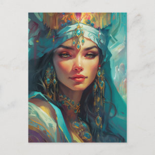 Postal Una mujer de la realeza