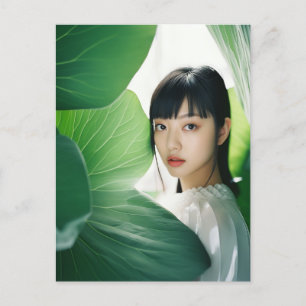 Postal Una mujer maravillosa de Asia