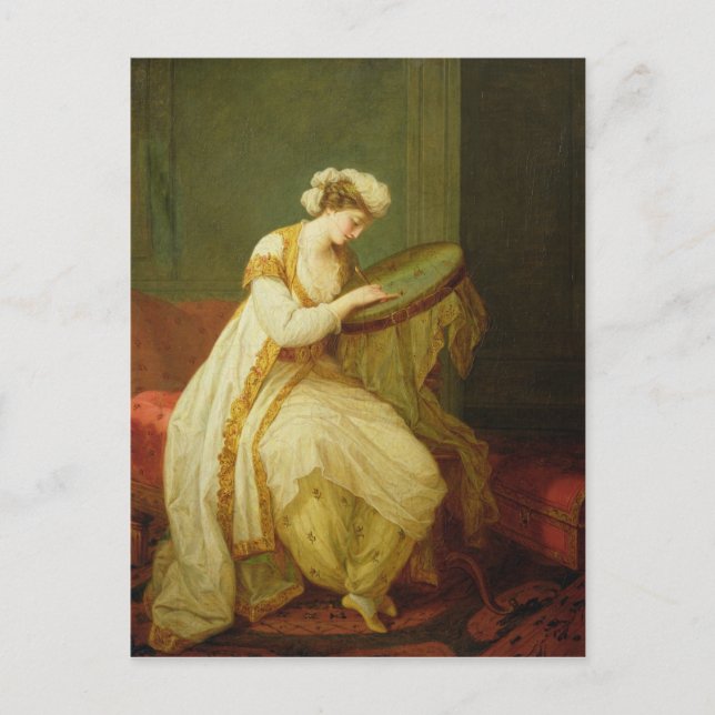 Postal Una mujer turca, 1773 (Anverso)