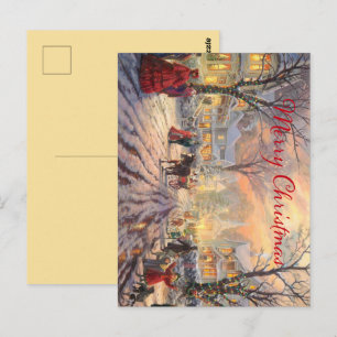 Postal Una Navidad Victoriana