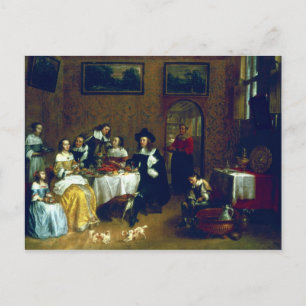 Postal Una Noble Comida Familiar