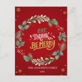 Postal "Una noche de alegría: Navidades Bash