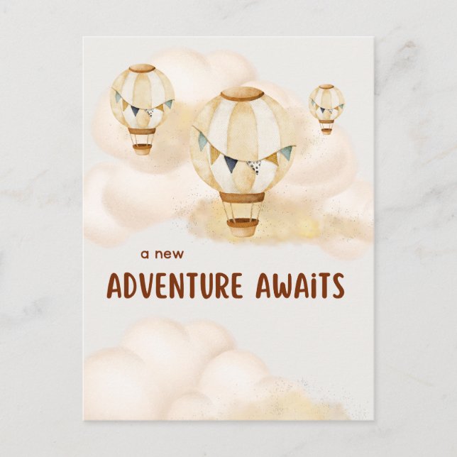 Postal Una nueva aventura espera neutrales (Anverso)