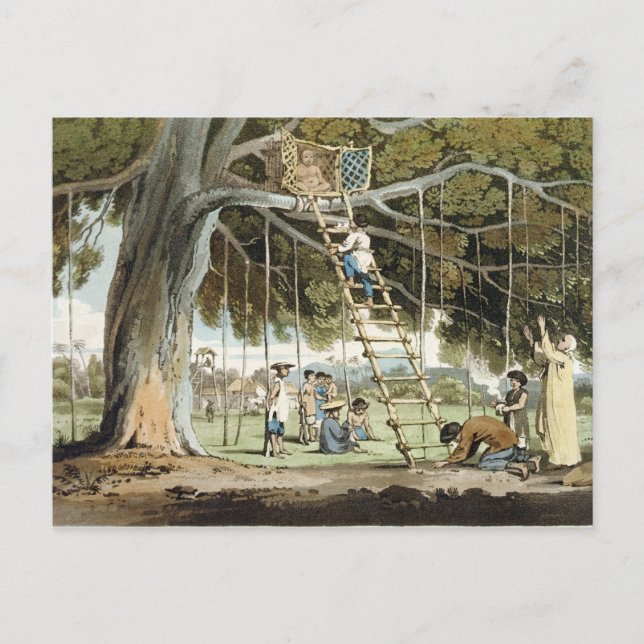 Postal Una ofrenda de frutas primerizas al Dios de Dios,  (Anverso)