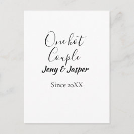 Postal Una pareja caliente agregar nombre desde fecha del