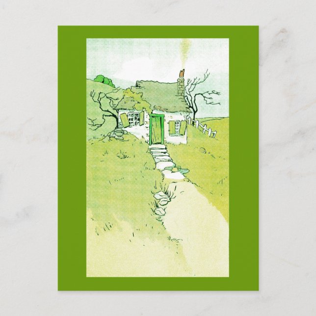 Postal Una pequeña casa decorativa (Anverso)