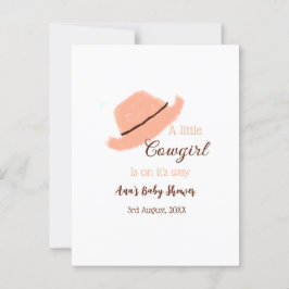 Postal Una pequeña vaquera está en camino a la ducha nara