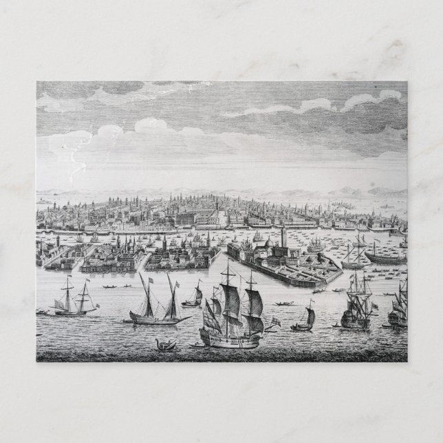 Postal Una perspectiva de la ciudad de Venecia (Anverso)
