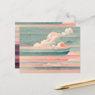 Postal Una pieza única y pura de visión artística