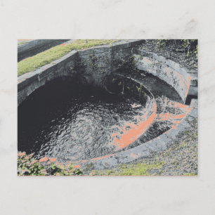 Postal Una piscina Naranja en Welshpool