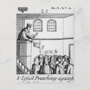 Postal Una predicación jesuita contra nuestra Biblia