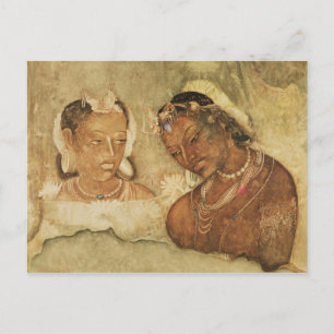 Postal Una princesa y su sirviente