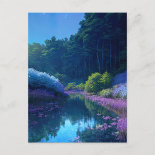 Postal Una serenata de la belleza de la naturaleza