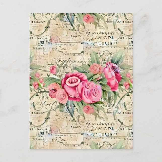 Postal Una serie de diseño de la época de la efiemera fra (Anverso)