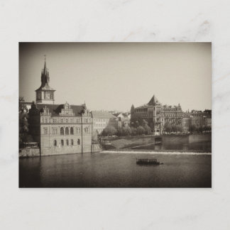 Postal Una tarde en Praga