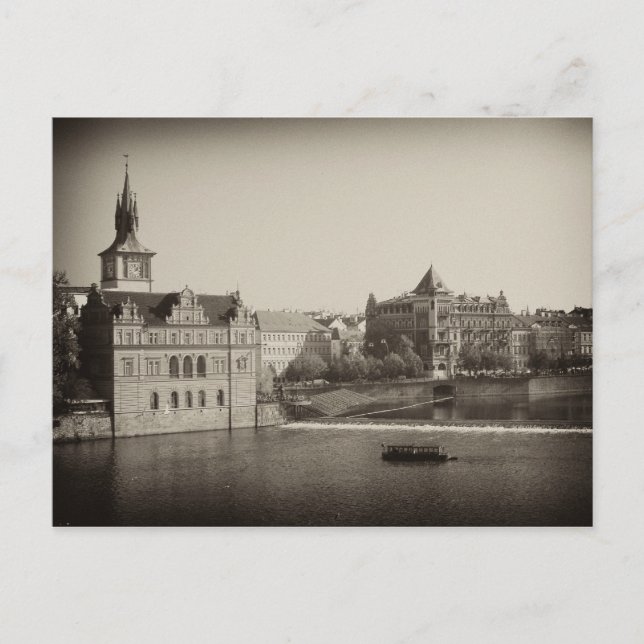 Postal Una tarde en Praga (Anverso)