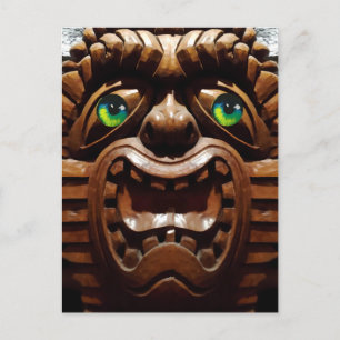 Postal Una terraza tiki - Ken Gage Art