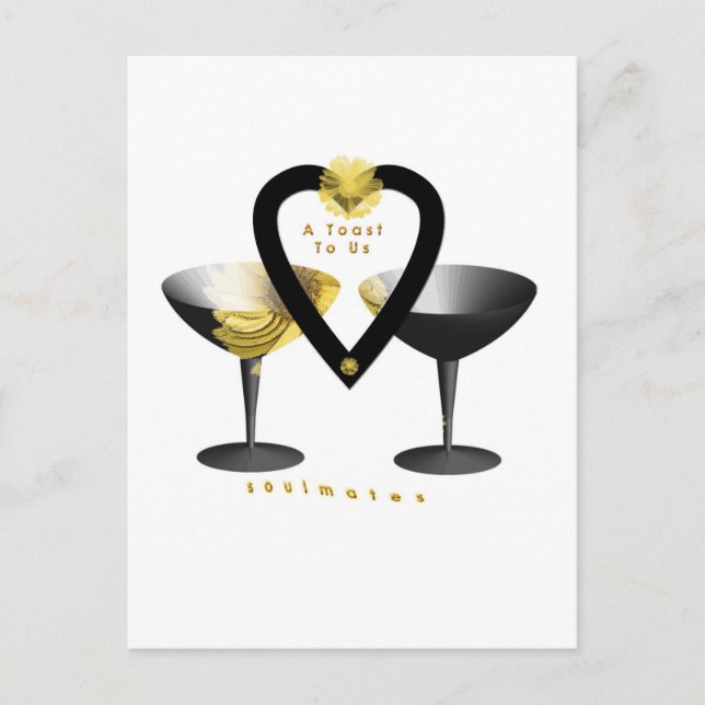 Postal "Una tostada para almas"* (Anverso)