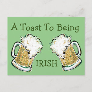 Postal Una Tostada Para Los Irlandeses